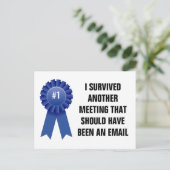 私生き延びは次の会議になるはずだ ポストカード (スタンド正面)