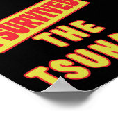 私生き延びは津波 ポスター (角)