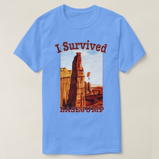 私生き延びは飛び跳び Tシャツ (デザイン正面)
