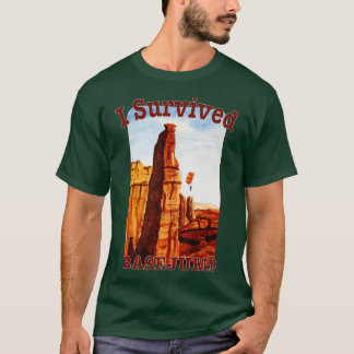 私生き延びは飛び跳び Tシャツ