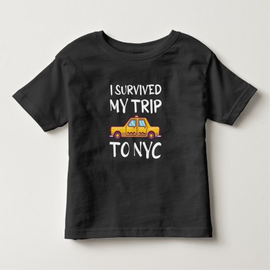 私生き延びはNYCに行った トドラーTシャツ (正面)