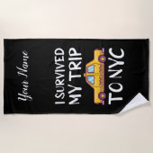 私生き延びはNYCに行った ビーチタオル (正面)