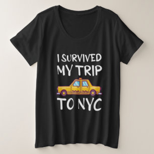 私生き延びはNYCに行った プラスサイズTシャツ