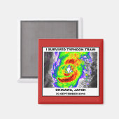 私生き延び台風トラミ マグネット (正面/裏面)