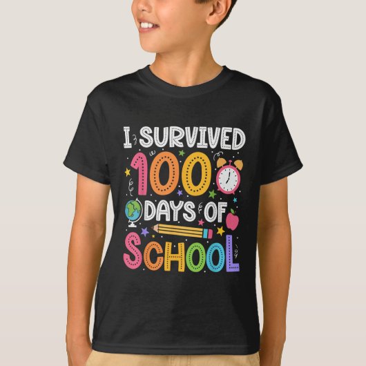 私生き延び100日の学校先生10 Tシャツ (正面)