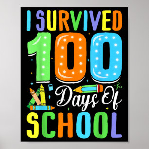 私生き延び100日の学校100日 ポスター