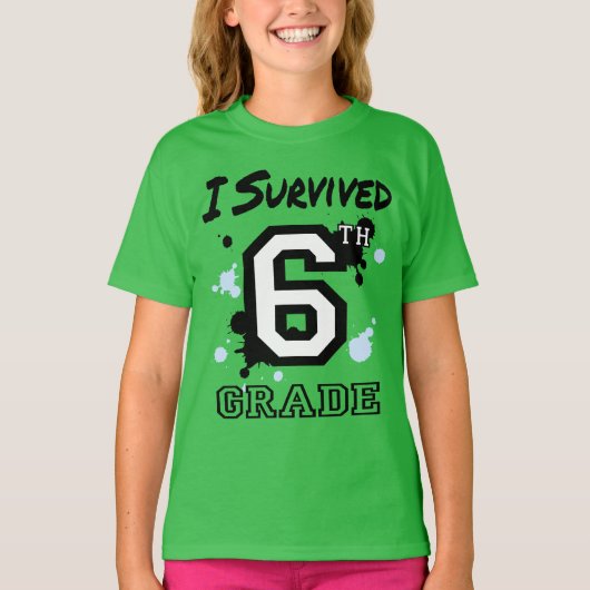 私生き延び6年生の女の子 Tシャツ (正面)