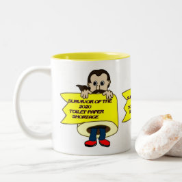 私生き延び ツートーンマグカップ