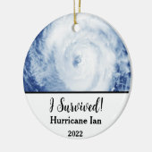 私生き延び!ハリケーンIan 2022 セラミックオーナメント (左)