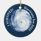 私生き延び!ハリケーンIan 2022 セラミックオーナメント (正面)