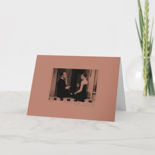 私生活の挨拶状 カード (正面)