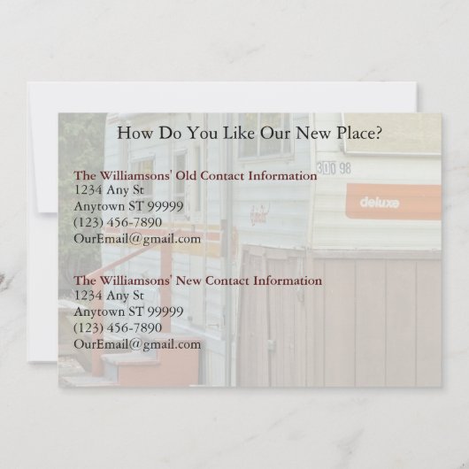 私用おもしろいなアドレス変更カード-ゲストハウス 案内状 (裏面)