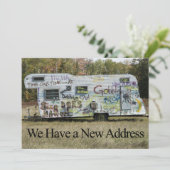 私用アドレス変更カード-落書きのトレーラー 案内状 (スタンド正面)