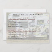 私用アドレス変更カード-落書きのトレーラー 案内状 (裏面)