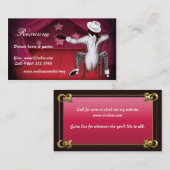 私用ダンサー 名刺 (正面/裏面)