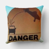 私用パイロットの枕: 危険! クッション (裏面)