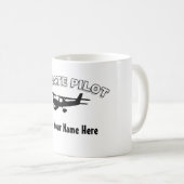 私用パイロット コーヒーマグカップ (正面右)