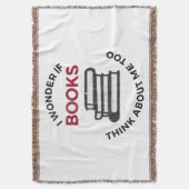 私疑問に思はもし自分に関しても本を読む – Readi スローブランケット (正面縦)