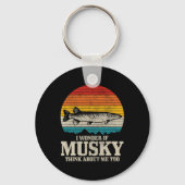 私疑問に思はもしMusについて考えMusky キーホルダー (正面)