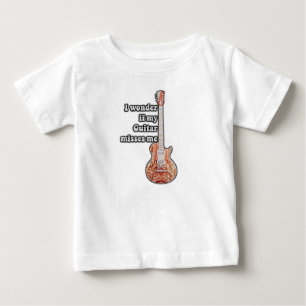 私疑問に思はギタ恋しく思ーでもしす。 ベビーTシャツ