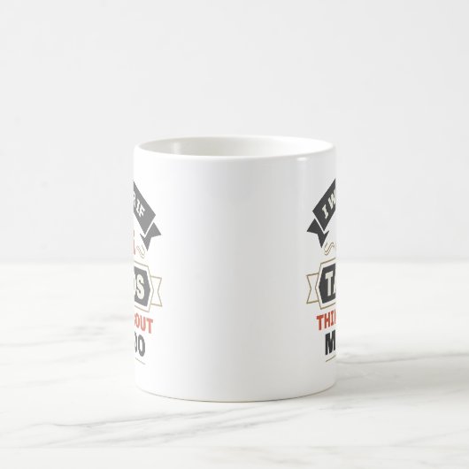 私疑問に思ももし考え自分のことを理解する コーヒーマグカップ (中央)