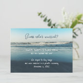 私的結婚海結婚発表 招待状 (スタンド正面)