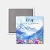 私祈と私は聞- Jer29:12 マグネット (正面/裏面)