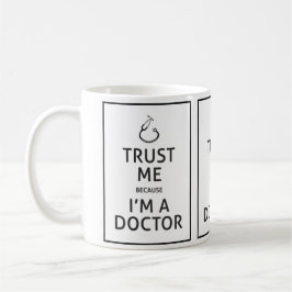 私私をAM医者選択の背景色信頼して下さい マグカップ
