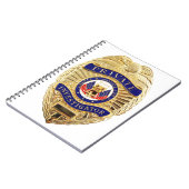 私立探偵のバッジ ノートブック (左側)