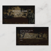 私立探偵の名刺(レトロ) 名刺 (正面/裏面)