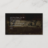 私立探偵の名刺(レトロ) 名刺 (裏面)