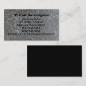 私立探偵の名刺 名刺 (正面/裏面)