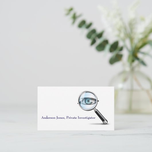 私立探偵の探偵の名刺 名刺 (スタンド正面)
