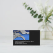 私立探偵の法の執行 名刺 (スタンド正面)