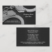 私立探偵の法律の探偵施行 名刺 (正面/裏面)