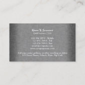 私立探偵の法律の探偵施行 名刺 (裏面)