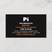 私立探偵はっきりした探偵 名刺 (裏面)