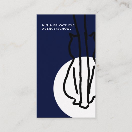 私立探偵エージェント 名刺 (正面)