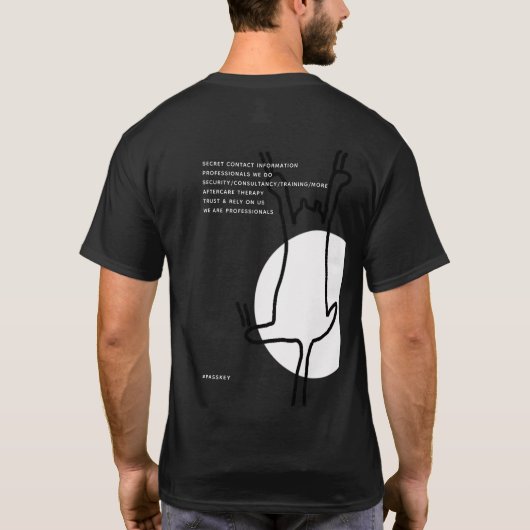 私立探偵エージェント Tシャツ (裏面)