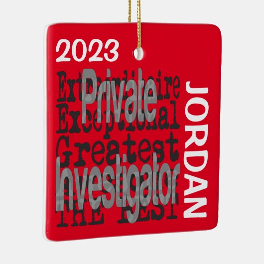 私立探偵カスタム法 セラミックオーナメント (右)