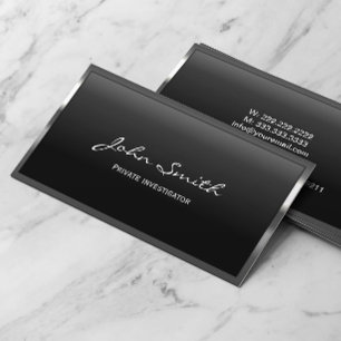 私立探偵クールメタル縁ど 名刺