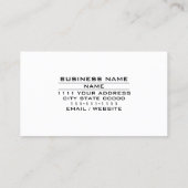 私立探偵サービス探偵事務所LED 名刺 (裏面)