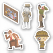 私立探偵ステッカー シール (正面)