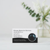 私立探偵セキュリティ調査員 名刺 (スタンド正面)