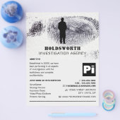 私立探偵デザイン，私立探偵 チラシ (シングル)