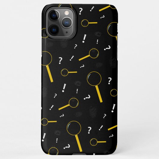 私立探偵ブラック iPhoneケース (裏面)