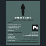 私立探偵ロゴ チラシ<br><div class="desc">Private Eye Logo,  Private Detective Investigator Flyer by The Business Card Store.</div>