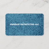 私立探偵機関 名刺 (正面)