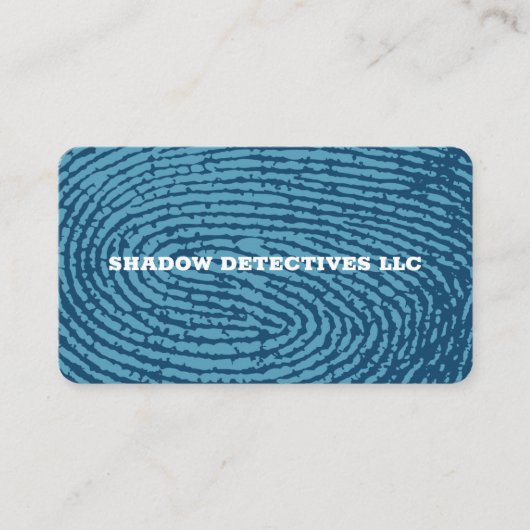 私立探偵機関 名刺 (正面)