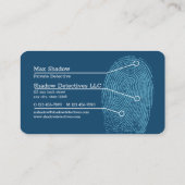 私立探偵機関 名刺 (裏面)